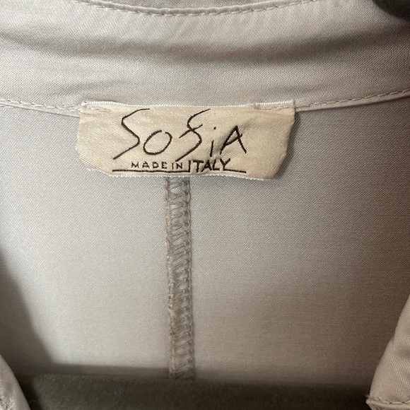 Sofia Maria Silk Top One Size - Picture 2 of 7